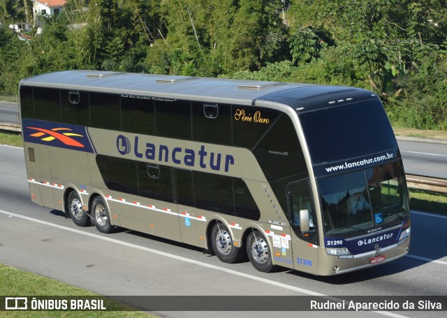 Lancatur Transporte e Turismo 21290 na cidade de Santa Isabel, São Paulo, Brasil, por Rudnei Aparecido da Silva. ID da foto: 6805377.