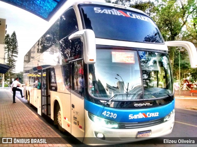 VUSC - Viação União Santa Cruz 4230 na cidade de Gravataí, Rio Grande do Sul, Brasil, por Elizeu Oliveira. Número da foto: #6804579.
