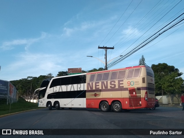 Auto Viação Catarinense 3732 na cidade de Joinville, Santa Catarina, Brasil, por Paulinho Sartor. Número da foto: #6805779.