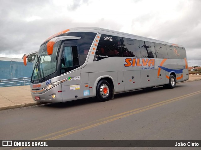 Silva Turismo 3520 na cidade de Itapetininga, São Paulo, Brasil, por João Cleto. ID da foto: 6807506.