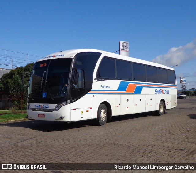 VUSC - Viação União Santa Cruz 2980 na cidade de Santa Cruz do Sul, Rio Grande do Sul, Brasil, por Ricardo Manoel Limberger Carvalho. Número da foto: #6807416.