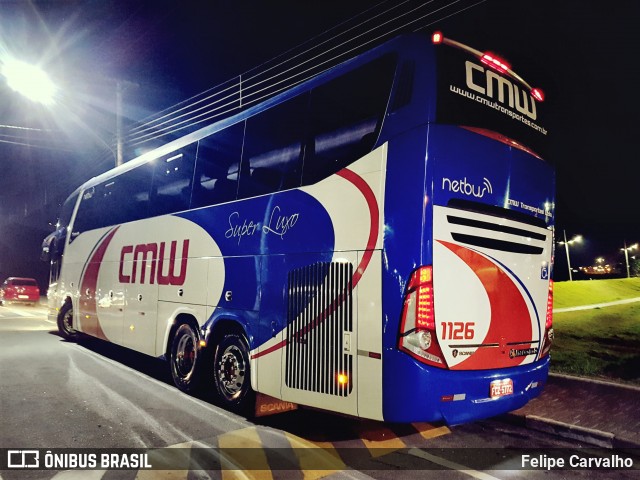 CMW Transportes 1126 na cidade de Mairiporã, São Paulo, Brasil, por Felipe Carvalho. ID da foto: 6808096.