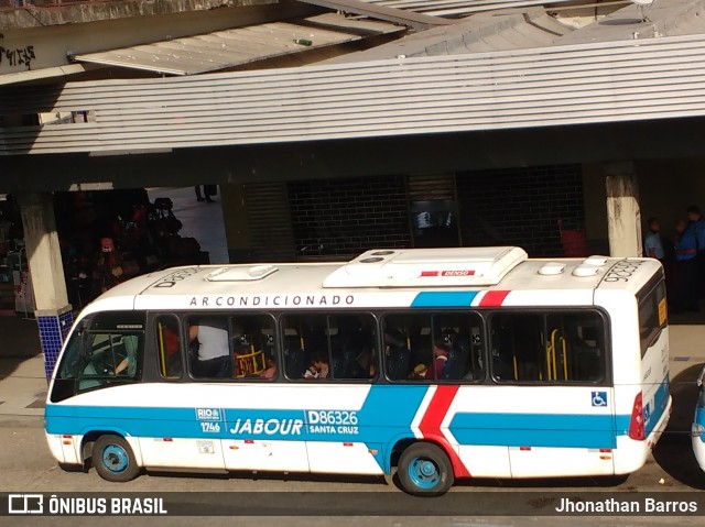 Auto Viação Jabour D86326 na cidade de Rio de Janeiro, Rio de Janeiro, Brasil, por Jhonathan Barros. ID da foto: 6809560.