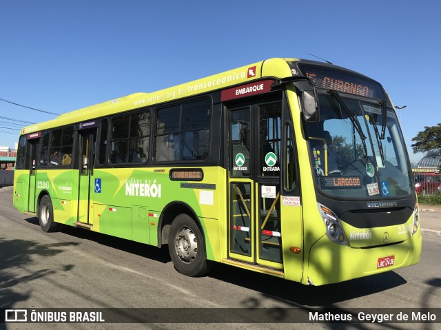 Santo Antônio Transportes Niterói 2.2.043 na cidade de Niterói, Rio de Janeiro, Brasil, por Matheus  Geyger de Melo. Número da foto: #6808255.