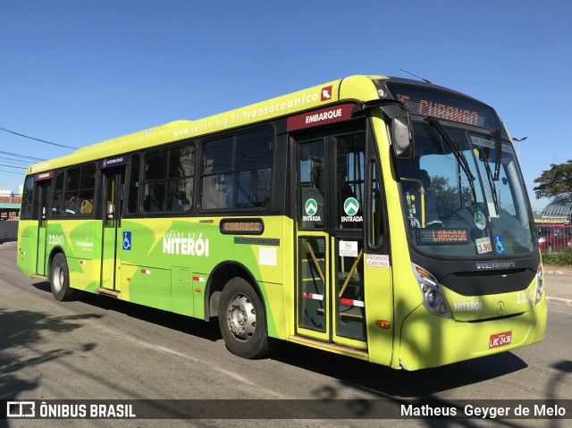 Santo Antônio Transportes Niterói 2.2.043 na cidade de Niterói, Rio de Janeiro, Brasil, por Matheus  Geyger de Melo. ID da foto: 6808255.