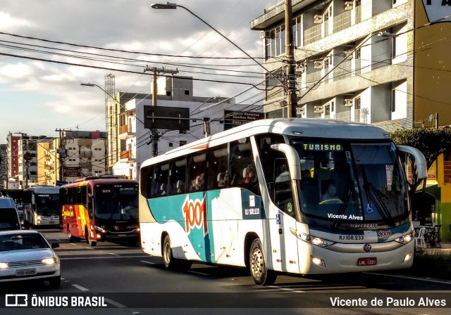 Auto Viação 1001 RJ 108.233 na cidade de Aparecida, São Paulo, Brasil, por Vicente de Paulo Alves. Número da foto: #6809034.
