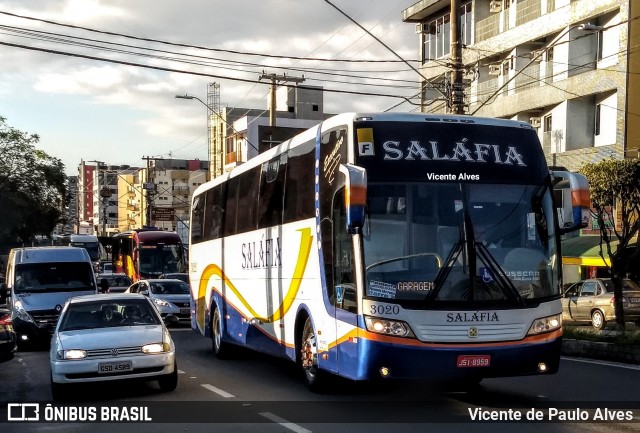 Saláfia Transportes 3020 na cidade de Aparecida, São Paulo, Brasil, por Vicente de Paulo Alves. ID da foto: 6809026.