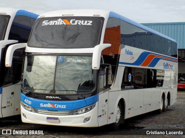 VUSC - Viação União Santa Cruz 4210 na cidade de Santa Cruz do Sul, Rio Grande do Sul, Brasil, por Cristiano Lacerda. ID da foto: 6807881.
