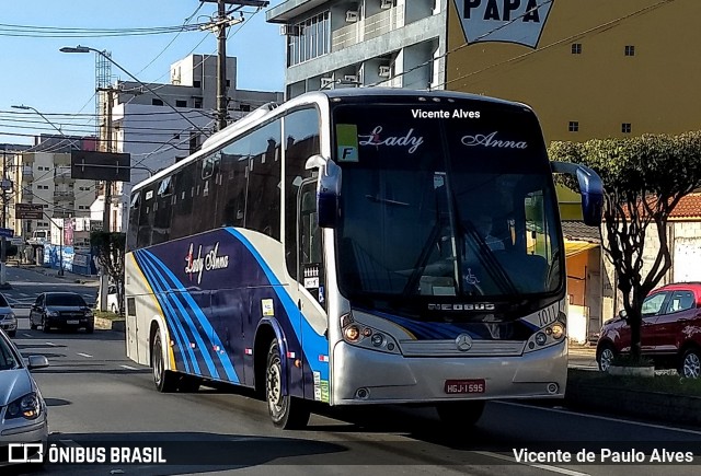 Lady Anna Transportes 1011 na cidade de Aparecida, São Paulo, Brasil, por Vicente de Paulo Alves. ID da foto: 6807058.