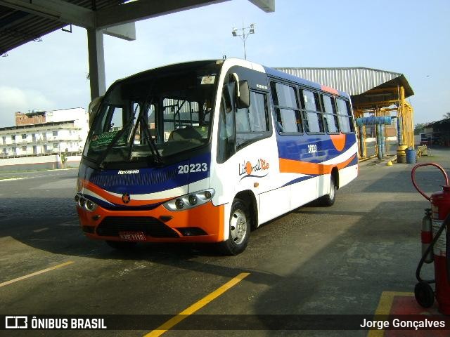 Transportes Litoral Rio 20223 na cidade de Rio de Janeiro, Rio de Janeiro, Brasil, por Jorge Gonçalves. ID da foto: 6811370.