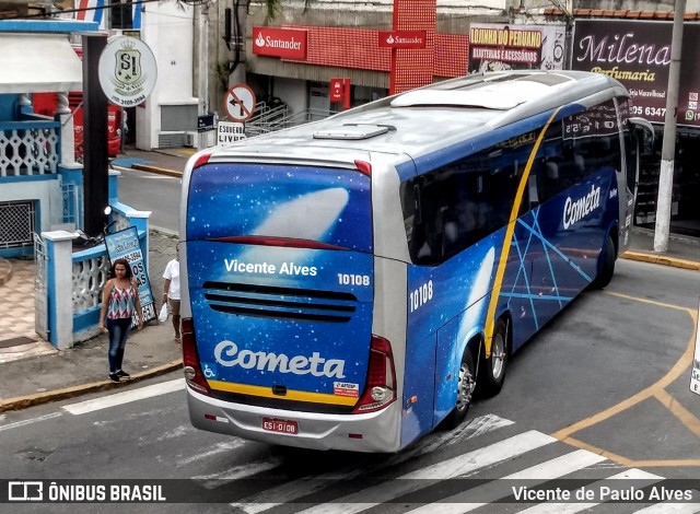 Viação Cometa 10108 na cidade de Aparecida, São Paulo, Brasil, por Vicente de Paulo Alves. ID da foto: 6810782.