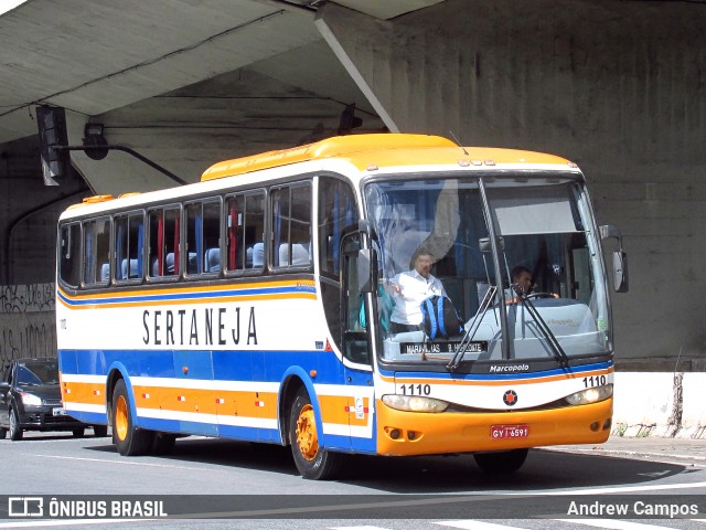 Viação Sertaneja 1110 na cidade de Belo Horizonte, Minas Gerais, Brasil, por Andrew Campos. Número da foto: #6811598.
