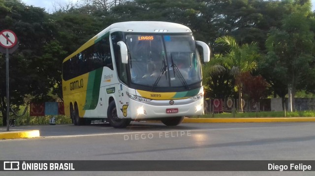 Empresa Gontijo de Transportes 18115 na cidade de Formiga, Minas Gerais, Brasil, por Diego Felipe. Número da foto: #6811399.