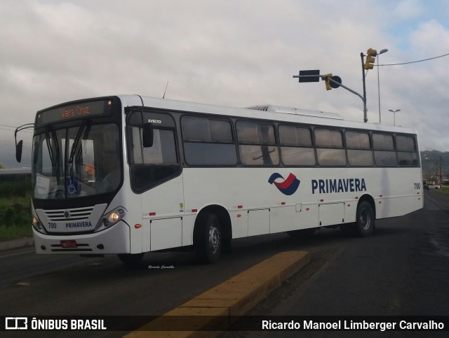 Primatur - Primavera Transportes 700 na cidade de Santa Cruz do Sul, Rio Grande do Sul, Brasil, por Ricardo Manoel Limberger Carvalho. Número da foto: #6810846.