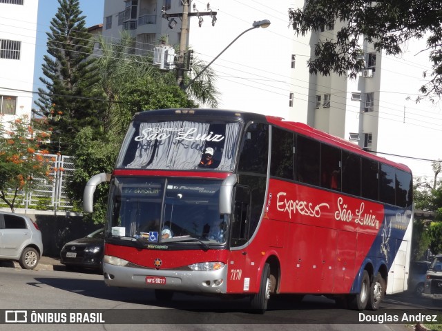 Expresso São Luiz 7170 na cidade de Goiânia, Goiás, Brasil, por Douglas Andrez. Número da foto: #6811019.