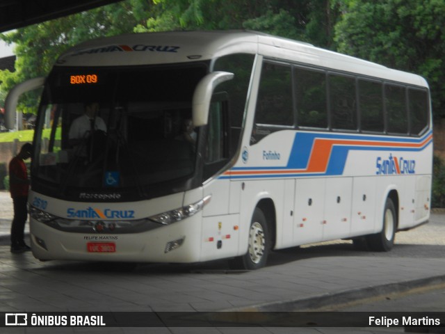 VUSC - Viação União Santa Cruz 2610 na cidade de Santa Maria, Rio Grande do Sul, Brasil, por Felipe Martins. ID da foto: 6811460.