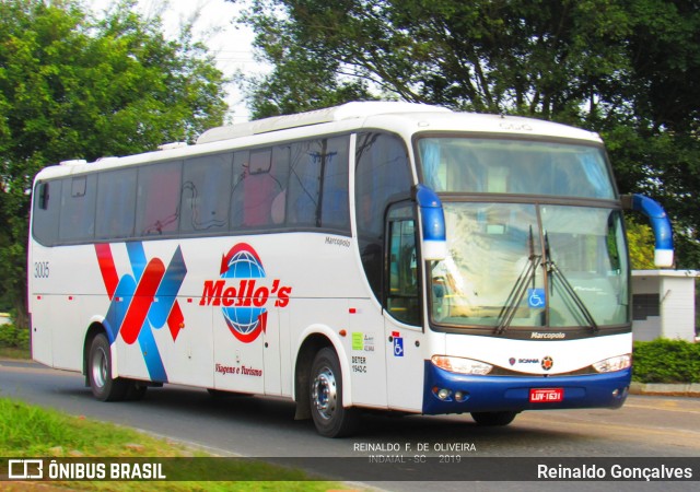 Mello's Viagens e Turismo 3005 na cidade de Indaial, Santa Catarina, Brasil, por Reinaldo Gonçalves. ID da foto: 6811194.