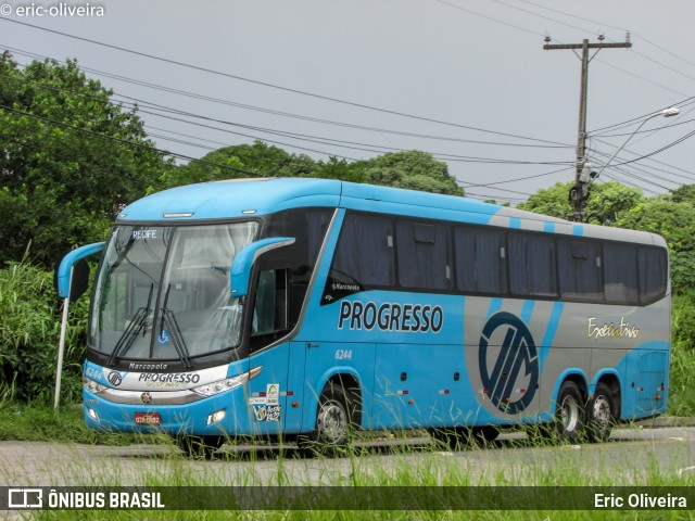 Auto Viação Progresso 6244 na cidade de Recife, Pernambuco, Brasil, por Eric Oliveira. Número da foto: #6813096.
