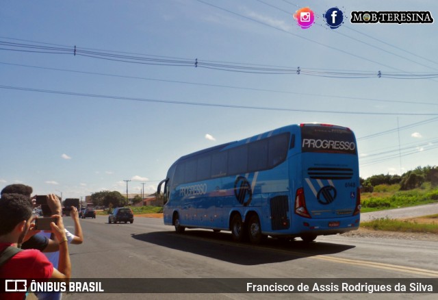 Auto Viação Progresso 6148 na cidade de Teresina, Piauí, Brasil, por Francisco de Assis Rodrigues da Silva. Número da foto: #6810722.