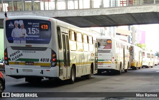 Empresa Gazômetro de Transportes 4010 na cidade de Porto Alegre, Rio Grande do Sul, Brasil, por Max Ramos. ID da foto: 6812065.