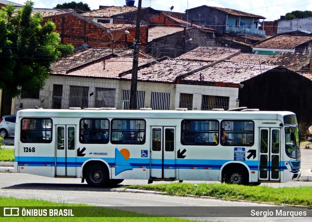 Viação Progresso 1268 na cidade de Aracaju, Sergipe, Brasil, por Sergio Marques . ID da foto: 6811881.