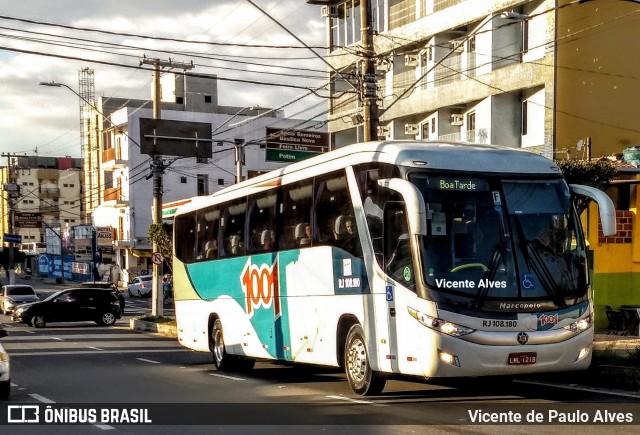 Auto Viação 1001 RJ 108.180 na cidade de Aparecida, São Paulo, Brasil, por Vicente de Paulo Alves. ID da foto: 6810805.