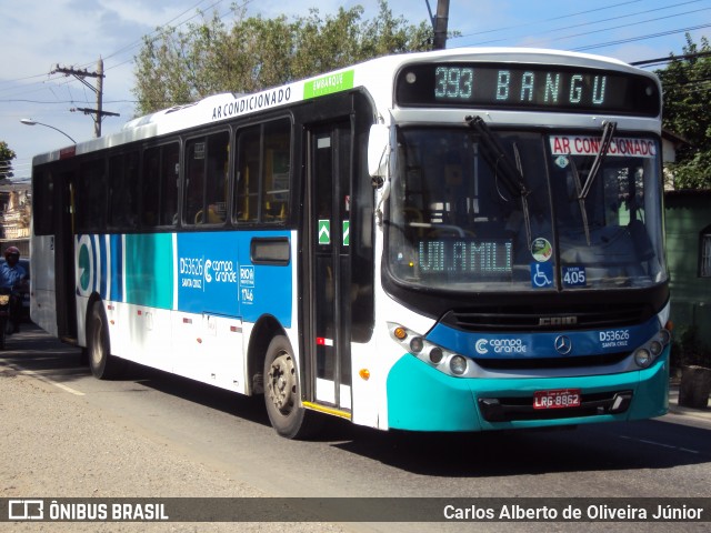 Transportes Campo Grande D53626 na cidade de Rio de Janeiro, Rio de Janeiro, Brasil, por Carlos Alberto de Oliveira Júnior. ID da foto: 6810086.