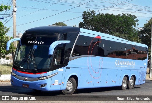 Expresso Guanabara 908 na cidade de Teresina, Piauí, Brasil, por Ruan Silva Andrade. ID da foto: 6810665.