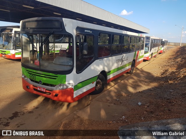 TRANSCOLUZ - Transporte Coletivo de Luziânia 590 na cidade de Luziânia, Goiás, Brasil, por William Gabriel. Número da foto: #6810710.