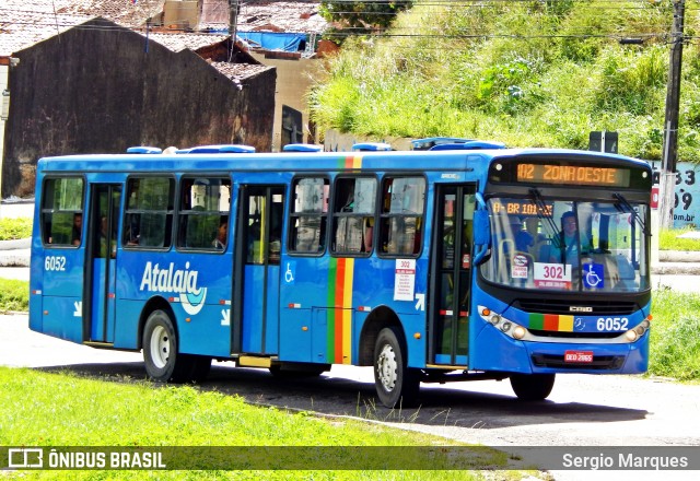 Viação Atalaia Transportes 6052 na cidade de Aracaju, Sergipe, Brasil, por Sergio Marques . Número da foto: #6811913.