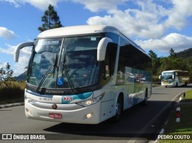 Auto Viação 1001 RJ 108.279 na cidade de Teresópolis, Rio de Janeiro, Brasil, por PEDRO COUTO. Número da foto: #6814697.
