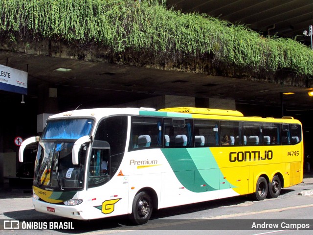 Empresa Gontijo de Transportes 14745 na cidade de Belo Horizonte, Minas Gerais, Brasil, por Andrew Campos. ID da foto: 6814011.