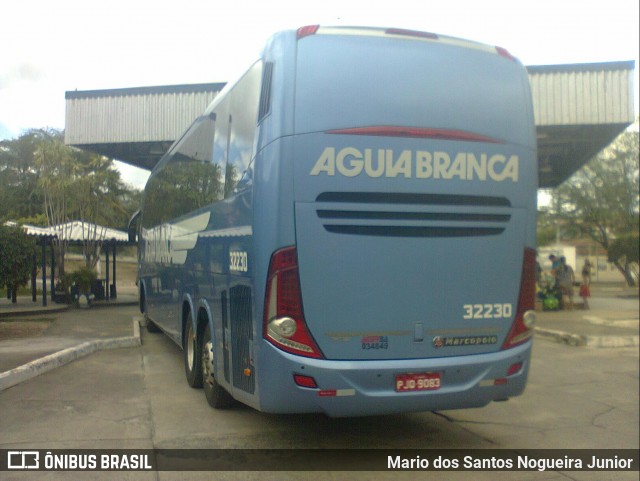 Viação Águia Branca 32230 na cidade de Piritiba, Bahia, Brasil, por Mario dos Santos Nogueira Junior. Número da foto: #6814563.