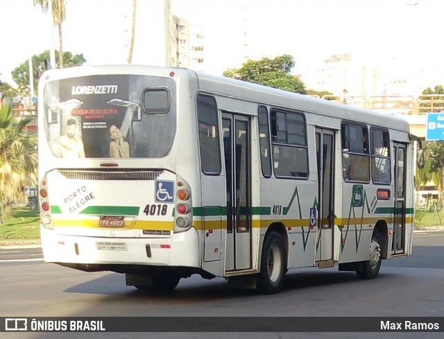 Empresa Gazômetro de Transportes 4018 na cidade de Porto Alegre, Rio Grande do Sul, Brasil, por Max Ramos. ID da foto: 6815293.