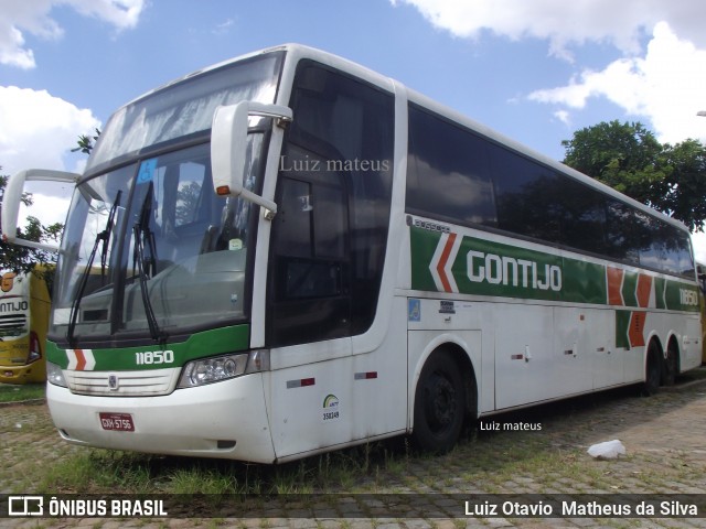 Empresa Gontijo de Transportes 11850 na cidade de Belo Horizonte, Minas Gerais, Brasil, por Luiz Otavio Matheus da Silva. ID da foto: 6814166.