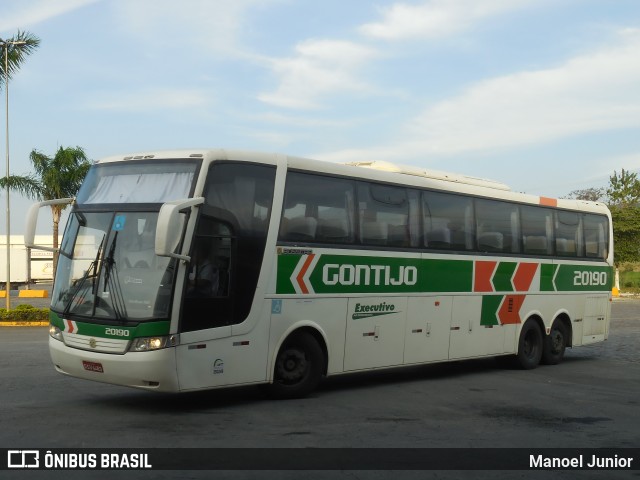 Empresa Gontijo de Transportes 20190 na cidade de Roseira, São Paulo, Brasil, por Manoel Junior. Número da foto: #6814386.