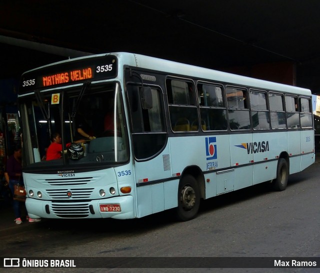 VICASA - Viação Canoense S.A. 3535 na cidade de Porto Alegre, Rio Grande do Sul, Brasil, por Max Ramos. ID da foto: 6815316.