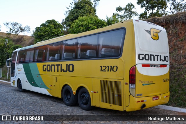 Empresa Gontijo de Transportes 12110 na cidade de João Monlevade, Minas Gerais, Brasil, por Rodrigo Matheus. Número da foto: #6813979.
