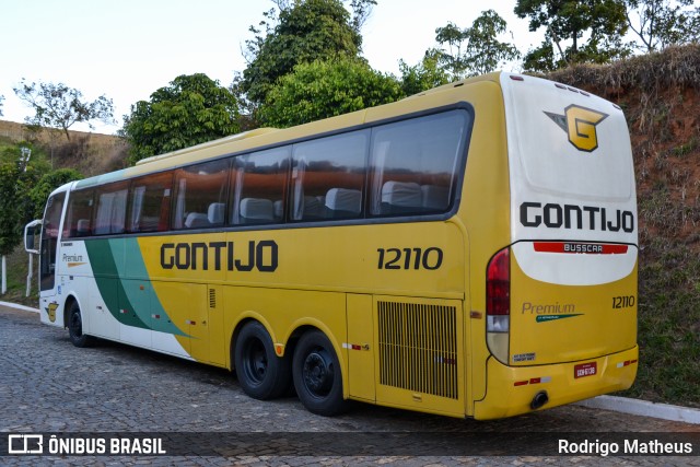 Empresa Gontijo de Transportes 12110 na cidade de João Monlevade, Minas Gerais, Brasil, por Rodrigo Matheus. ID da foto: 6813979.