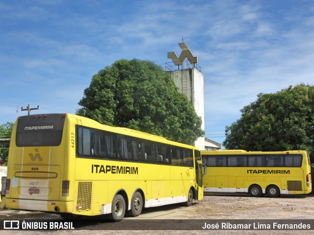 Viação Itapemirim 44217 na cidade de Teresina, Piauí, Brasil, por José Ribamar Lima Fernandes. Número da foto: #6814069.