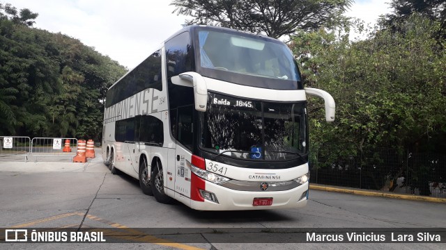 Auto Viação Catarinense 3541 na cidade de São Paulo, São Paulo, Brasil, por Marcus Vinicius Lara Silva. Número da foto: #6816229.