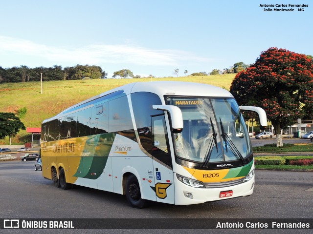 Empresa Gontijo de Transportes 19205 na cidade de João Monlevade, Minas Gerais, Brasil, por Antonio Carlos Fernandes. Número da foto: #6816504.