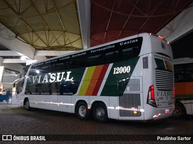 Viasul - Auto Viação Venâncio Aires 12000 na cidade de Joinville, Santa Catarina, Brasil, por Paulinho Sartor. Número da foto: #6816643.