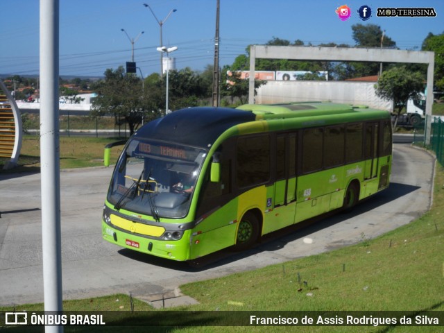 Transcol Transportes Coletivos 04458 na cidade de Teresina, Piauí, Brasil, por Francisco de Assis Rodrigues da Silva. ID da foto: 6815789.