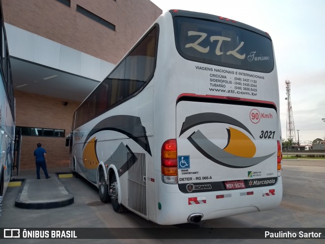 ZTL Turismo 3021 na cidade de Araquari, Santa Catarina, Brasil, por Paulinho Sartor. ID da foto: 6816652.