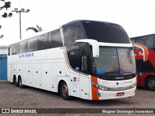 Trans Isaak Turismo 2713 na cidade de Curitiba, Paraná, Brasil, por Wagner Domingos Ivanesken. Número da foto: #6816749.