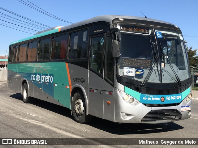 Expresso Rio de Janeiro RJ 142.074 na cidade de Niterói, Rio de Janeiro, Brasil, por Matheus  Geyger de Melo. Número da foto: #6815687.