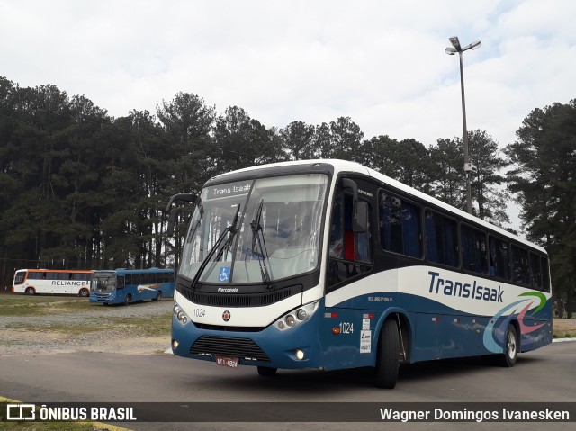 Trans Isaak Turismo 1024 na cidade de Fazenda Rio Grande, Paraná, Brasil, por Wagner Domingos Ivanesken. ID da foto: 6816730.