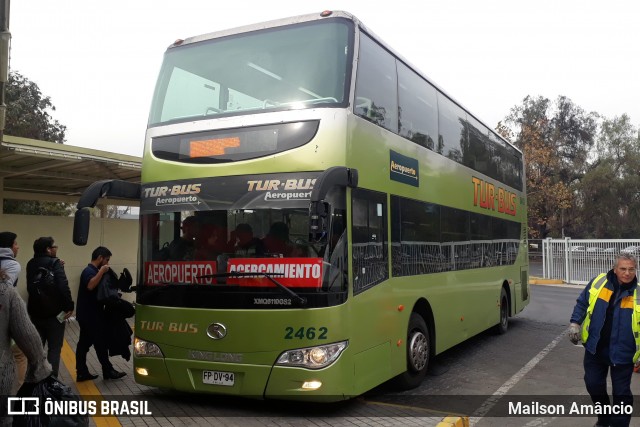 TurBus 2462 na cidade de Santiago, Santiago, Metropolitana de Santiago, Chile, por Mailson Amâncio. ID da foto: 6816840.