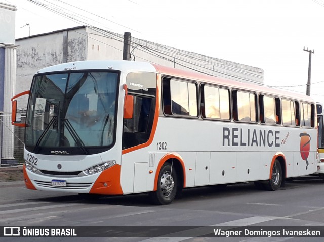 Reliance Transportes 1202 na cidade de Fazenda Rio Grande, Paraná, Brasil, por Wagner Domingos Ivanesken. ID da foto: 6816683.